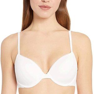 2 Calvin Klein Lightly Lined Demi Bras with Convertible Straps NWT Size 36B W/B